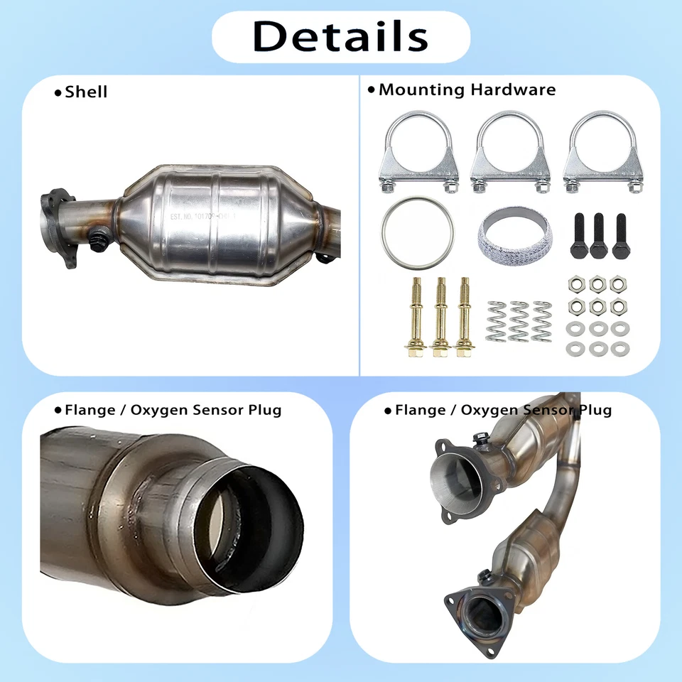 Exhaust Catalytic Converters for 2015-2020 Cadillac Escalade Escalade ESV 6.2L - Image 2 of 4
