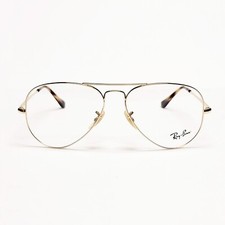 Ray Ban RB6489 Eyeglass Frames Aviator Metal Eyewear Arista Gold 55-14 140mm