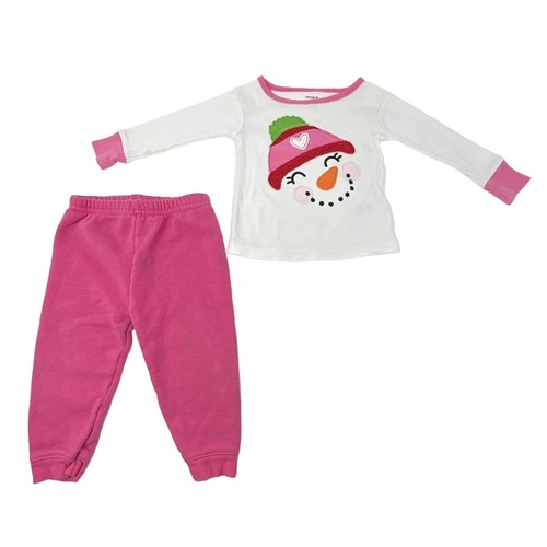 2 Baby Girl's Holiday Outfits in Red & Pink - Size 12 Month (Vest 12-18 Month) - Picture 6 of 9