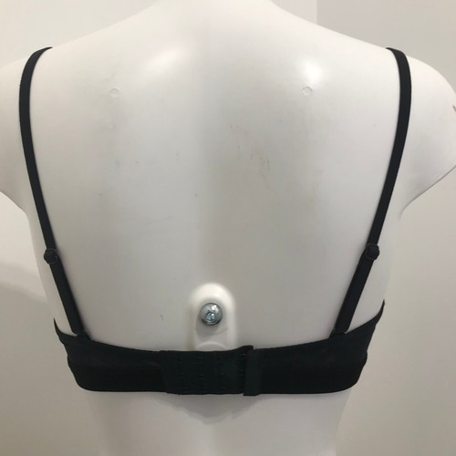 Sujetador Huit Folie Douce Negro 32C Encaje Balcón Transparente con Aros Multivía Sin Tirantes - Imagen 6 de 9