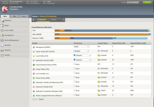 F5-BIG-LTM-3600 Local Traffic Manager v 11.6.5 w/ 8GB, SSL ,LTM+DNS Express Lic. - Picture 3 of 3