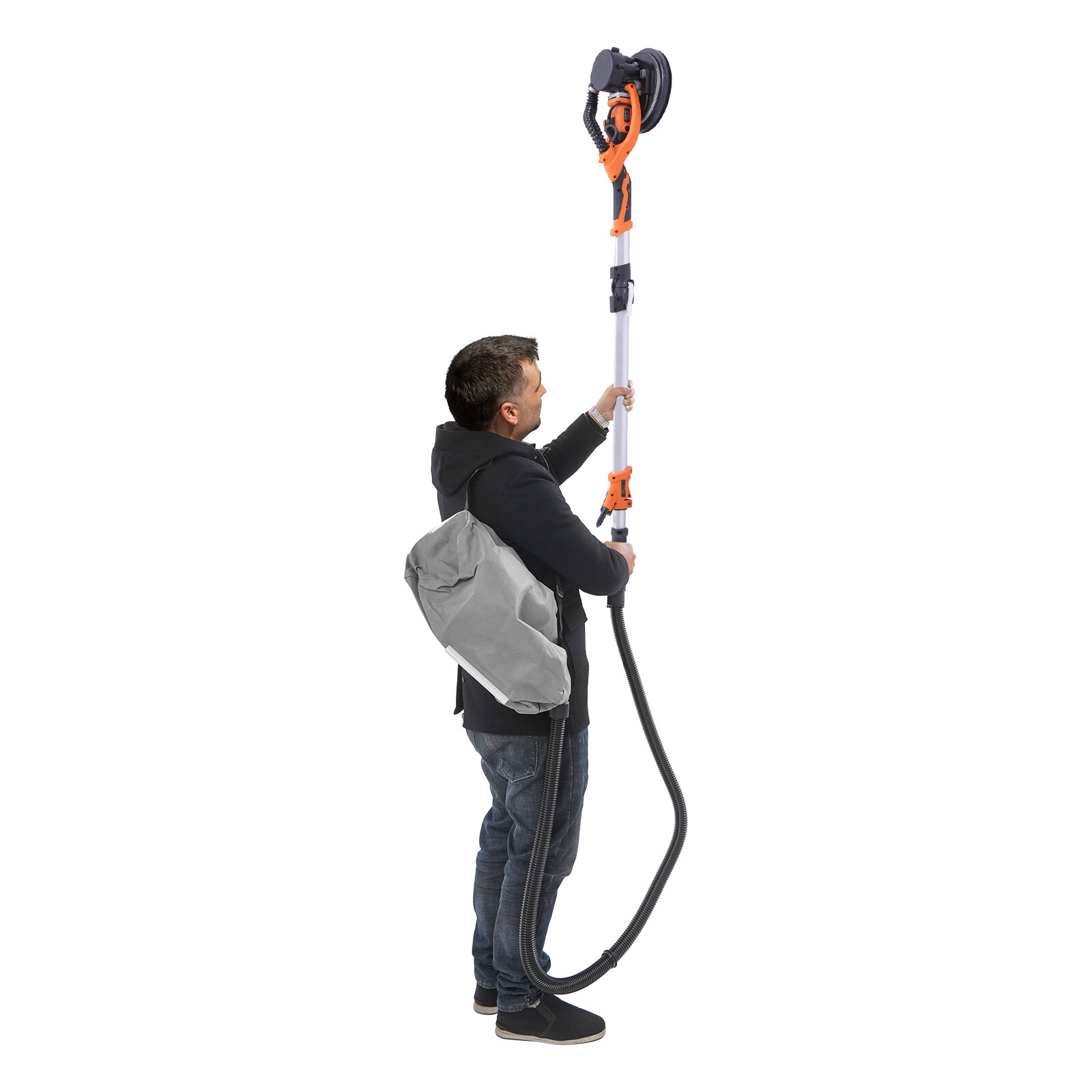 Faltbarer elektrischer Trockenbauschleifer mit LED-Schleifmaschine
