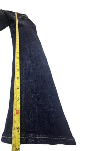 BKE Alec Slim Fit Jeans MENS/Teen Boys Size (26x30) Dark Wash Distressed Grunge - Picture 6 of 12