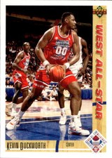 1991 NBA Basketball #55 Upper Deck Kevin Duckworth Card