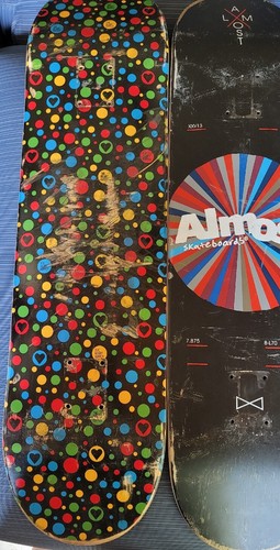 3 Skateboard Deck Lot Almost The Heart Supply NOMAD - Picture 6 of 8