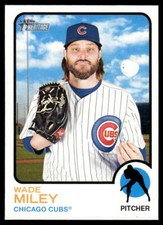Wade Miley #716 2022 Topps Heritage  Chicago CubsSP