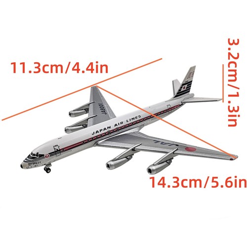 1/400 For JAL Airlines For Douglas DC-8 Aircraft Model Restore Original Airplane - Afbeelding 14 van 14