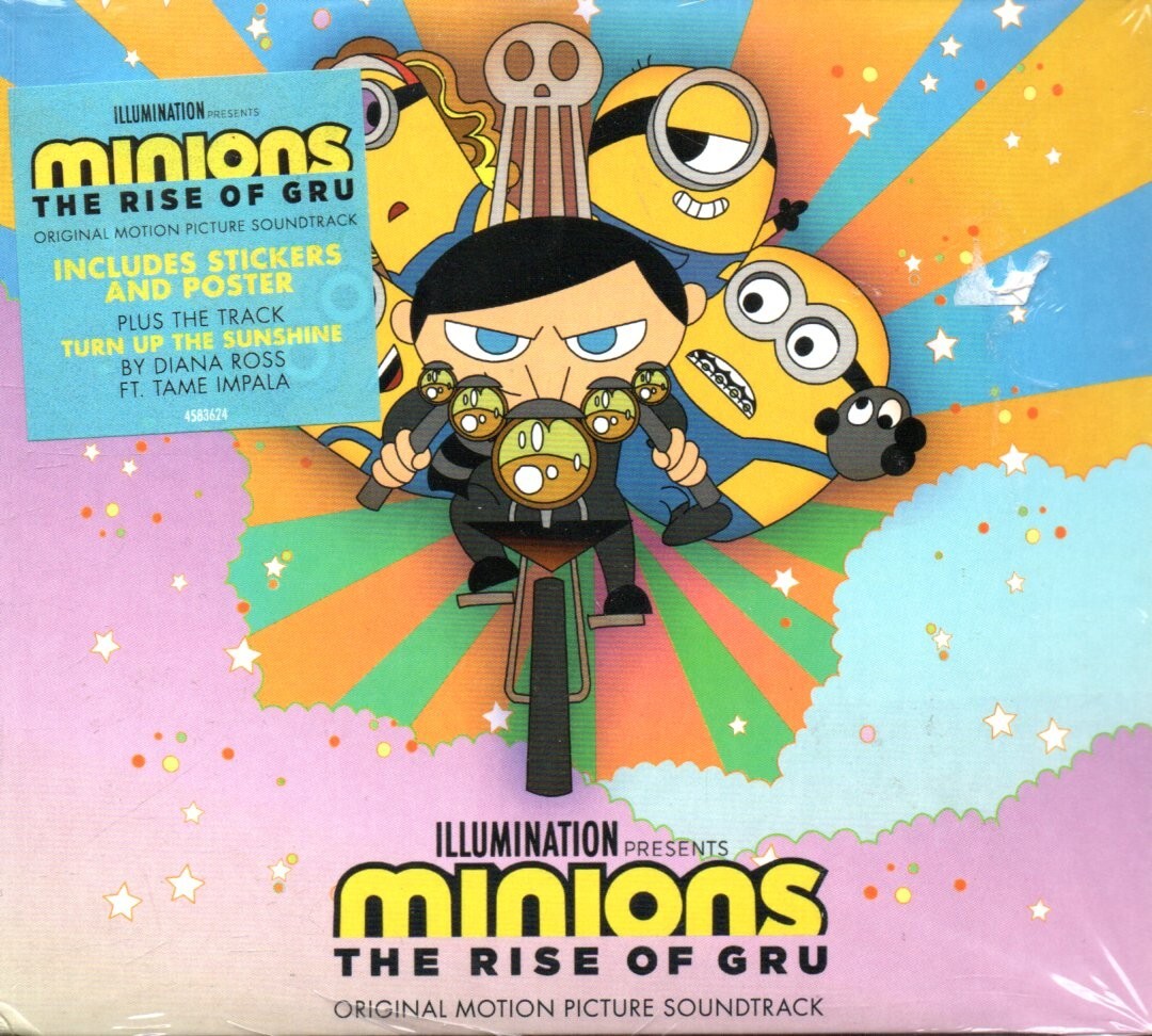MINIONS: THE RISE OF GRU - Original Soundtrack -CD Album *NEW & SEALED**Digipak*