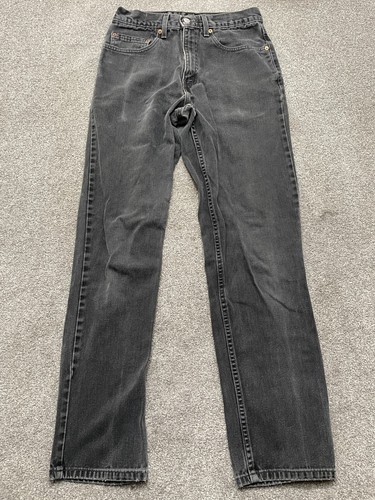 VINTAGE Levis 550 Jeans 30X33 Black Straight Relaxed Fit Denim Made USA READ - Picture 1 of 14