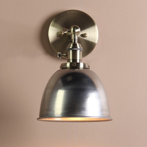 RETRO INDUSTRIAL STYLE SCONCE IRON LAMP SHADE VARNISH WALL LIGHT LOFT WALL LAMP - Picture 2 of 17