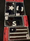 Patriotic 4TH OF JULY Gel Window Clings (4 PKS)  AMERICAN FLAG STARS ❤️USA NOS