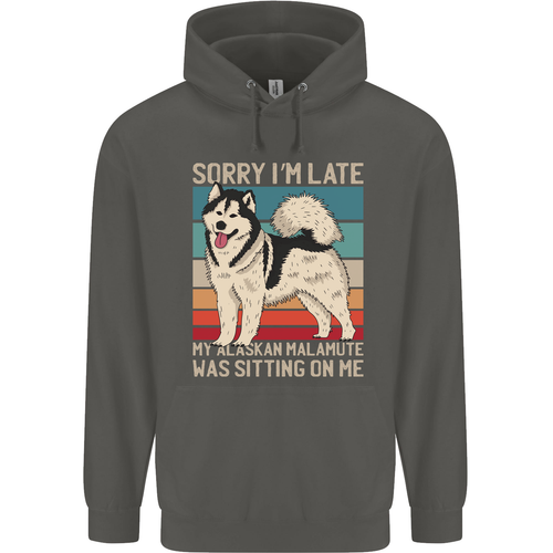 Alaskan Dog Sorry I'm Late Childrens Kids Hoodie - Picture 39 of 84