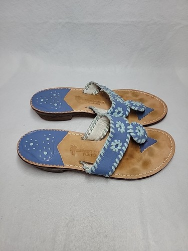 Stephen Bonanno PALM BEACH Leather Thong Womens Sandals Size 7 EUC - Picture 2 of 11