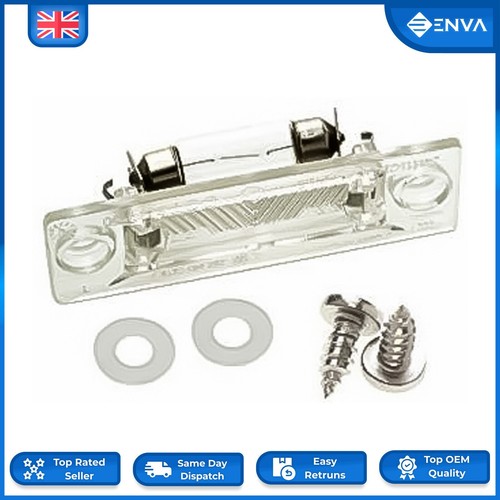 For VW Transporter T5 Caddy MK3 Golf MK5 2X Number Plate Lamp Light Bulb Holder - Picture 6 of 10
