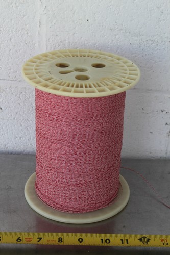 GUDEBROD BUTTWIND CUSTOM FISHING ROD WINDING WRAP RED & WHITE ENTIRE SPOOL #22 - Picture 1 of 2