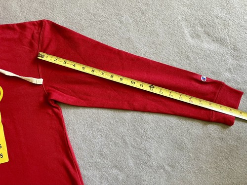 Champion USC Trojans Women’s Sweater Hoodie Red Embroidered Size Small - Picture 5 of 7