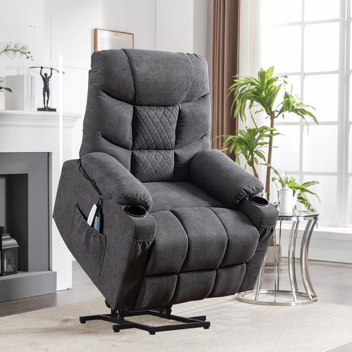 Electric Lift Recliner Chair Power Massage Heated Sofas Chairs for Living Room - Picture 1 of 37