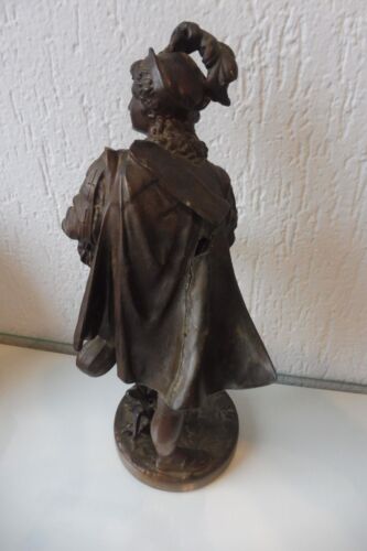 Antico Figura Metallo, Romeo, Francia, 38cm - Foto 5 di 9