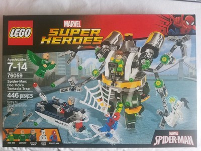 lego spiderman doc ock tentacle trap