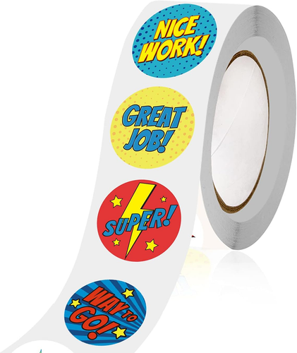 Reward Stickers for Teachers.1000 PCS Superhero Stickers for Kids in 8 Designs.1 - Picture 4 of 6