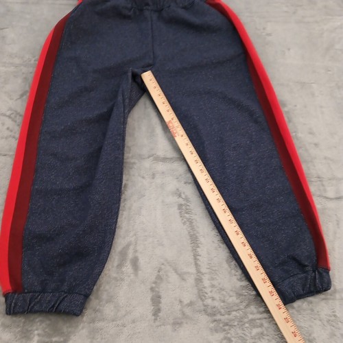 LNDR Jogger Pants Womens Large Blue Red Stripe Pull On Marl Horizon 30x24 Crop - Picture 5 of 11