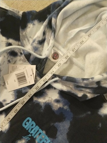 Grateful Dead Tie-Dye Hoodie Sweatshirt (Adult XS) MSRP $44.00  - Picture 5 of 10