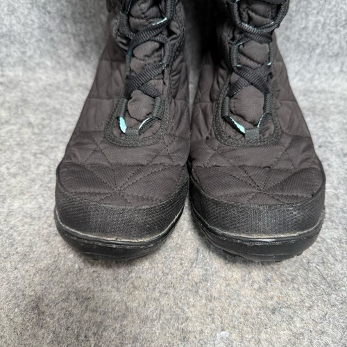 Columbia Botas de Nieve para Mujer Talla UK 5 Aisladas 200 Gramos Negro Verde Azulado Impermeables - Imagen 7 de 11