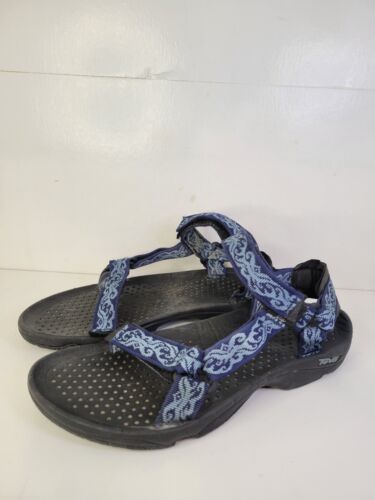 Sandalia deportiva Teva Hurricane 4 para mujer negra azul talla 8 - Imagen 3 de 7