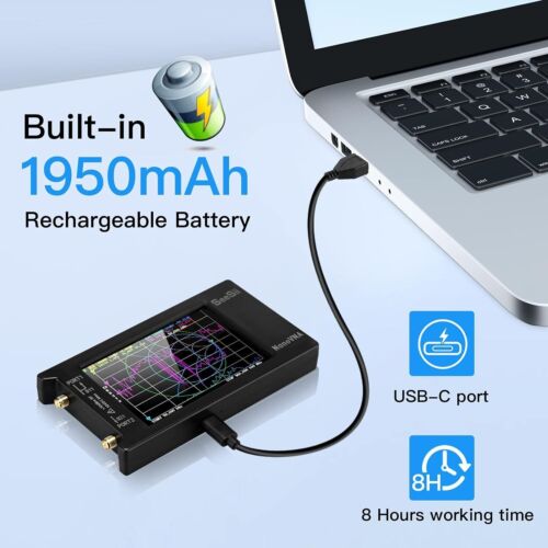 SeeSii NanoVNA-H4 Vector Network Analyzer 4" Touch 4.3V 10KHz-1.5GHz HF VHF UHF - Picture 4 of 9