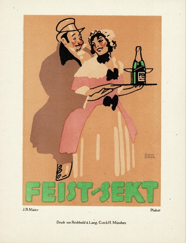 1909: Erich Gruner and J.B. Maier Litho Posters for Poster Magazine - Picture 3 of 4