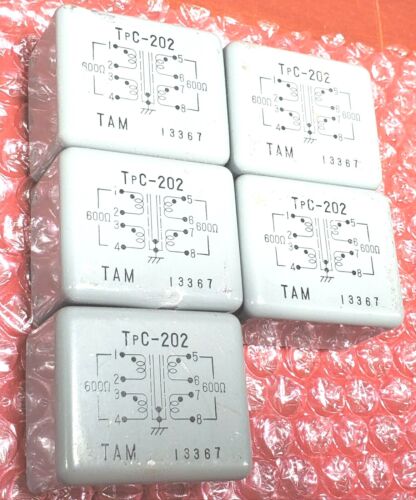 Transformador de aislamiento/puente Tamura TPC-202 600 ohmios 600 ohmios Japón probado raro - Imagen 3 de 9