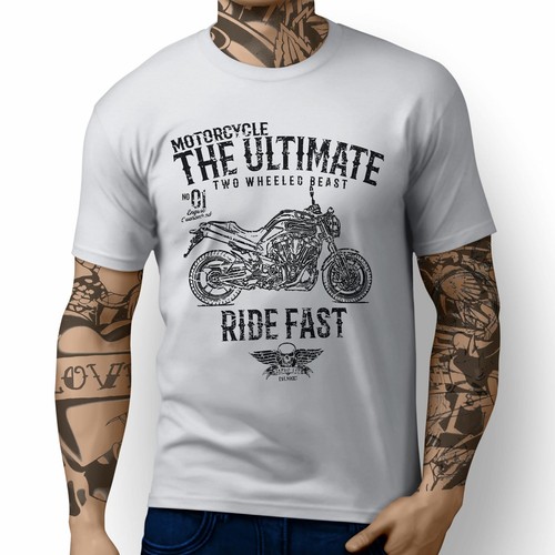 JL* Ultimate Illustration For A Yamaha MT-01 Motorbike Fan T-shirt - Picture 23 of 24