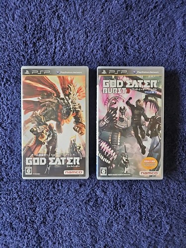 God Eater & God Eater Burst PSP Japan Import Edition REGION FREE US Seller - Foto 1 di 3