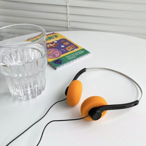 Wired Headphones Lightweight Stereo Foam Over Ear Headsets Noise Reduction - Picture 4 of 11