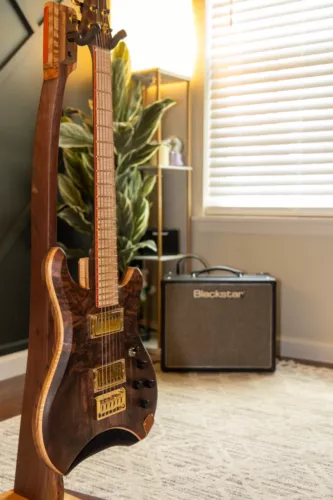 Scarlett MKi Custom Made Guitar - Figured Walnut Top and Curly Maple Fretboard