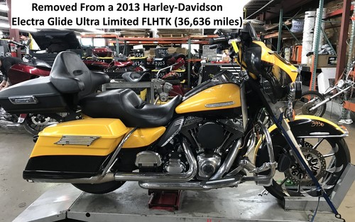 2013 Harley Electra Glide 4" RINEHART Exhaust Muffler Pipe Set CHROME - Foto 18 di 19