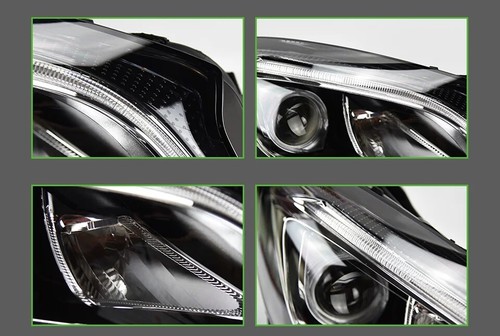 Lámpara de cabeza LED completa DRL para Benz GLA 200 250 2015-2019 luces de señal de giro dinámicas - Imagen 4 de 8