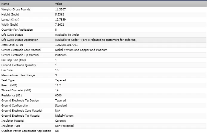 8 piezas bujías Bosch Platinum para Ford F-250 HD 1997 V8-7,5 L Foto 3 de 4