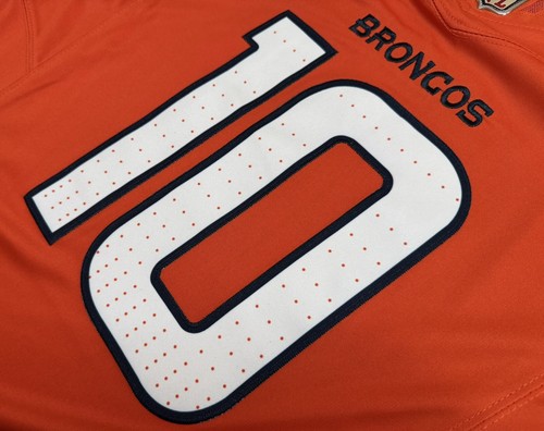 Camiseta XL Bo Nix #10 Vapor FUSE Naranja Denver Broncos Nueva con Etiquetas - Imagen 4 de 11