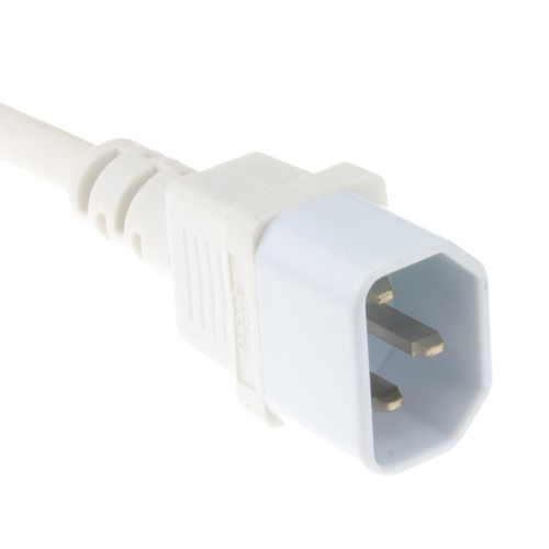 IEC Plug C14 to 6 Way Gang Mains Extension Lead UPS Power Distribution 1m - Afbeelding 2 van 20