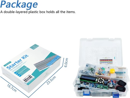 All-Inclusive Raspberry Pi 386-Item Kit with 1170 Pages of Python, C, & More - Picture 9 of 12