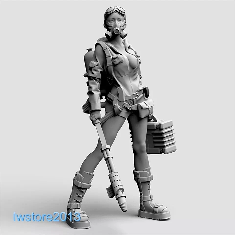 1/24 Japanese style Little Girl Wilderness Exploration Mini Miniature Model Toy - Image 3 of 3