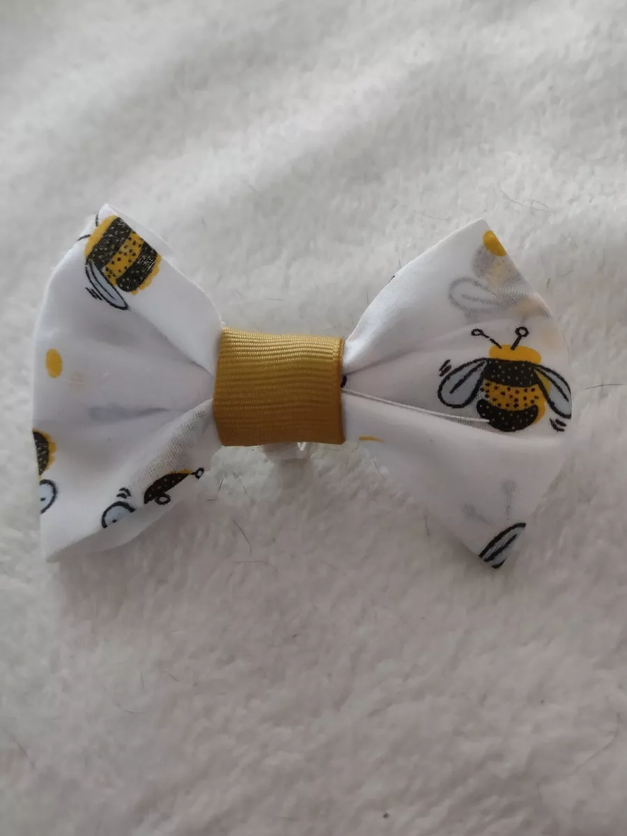 Yellow dog bow tie new arrivals