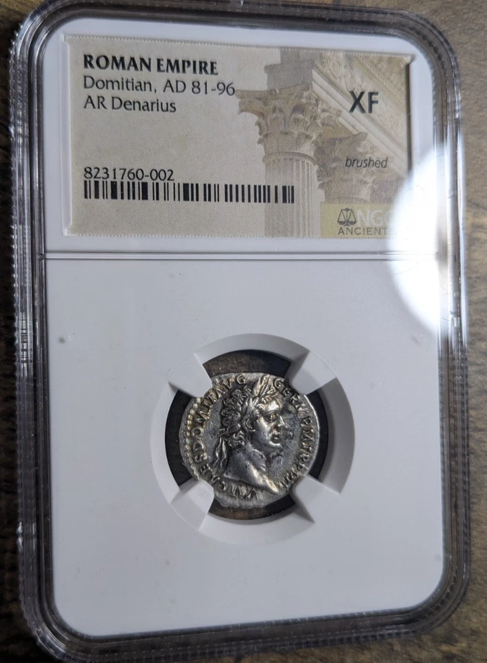Domitian AR Denarius NGC XF (81-96 AD) - Image 2 of 4