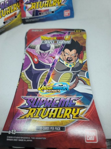 (4XLot) Dragon Ball Super Card Game-Unison Warrior-Supreme Rivalry Booster Pack - Picture 3 of 6
