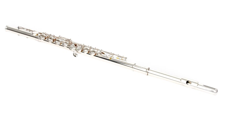 Flute Wisemann DFL-395, C key, 16hole, silver plated finish, with canvas case — 第 3/4 张图片