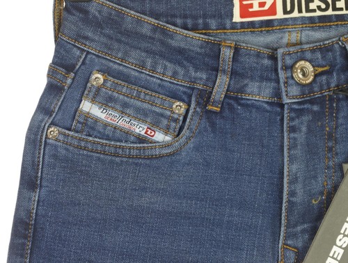 Men's Authentic Diesel Thavar Stretch Denim Jeans Slim Skinny Fit Super Flex New - Picture 4 of 5