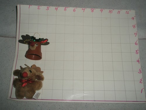 2 Reindeer CHRISTMAS Ornaments 1 plush 1 handmade - Picture 11 of 11