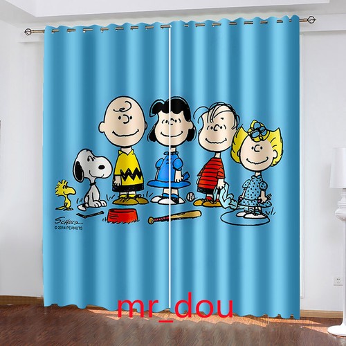 Cartoon Kids Bedroom Curtains Ring Cartoon Dog Blackout Door Decor UV Protect - Bild 3 von 9