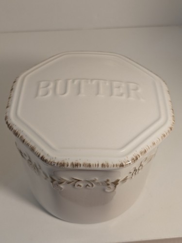 Ceramic French Butter Bell Butter Crock With Ceramic Spreader - Picture 3 of 12